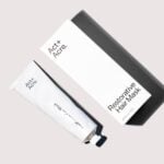 Skincare product labels showing organic and natural certifications closeup