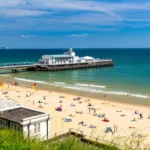 Bournemouth Pier and beach on a south coast break