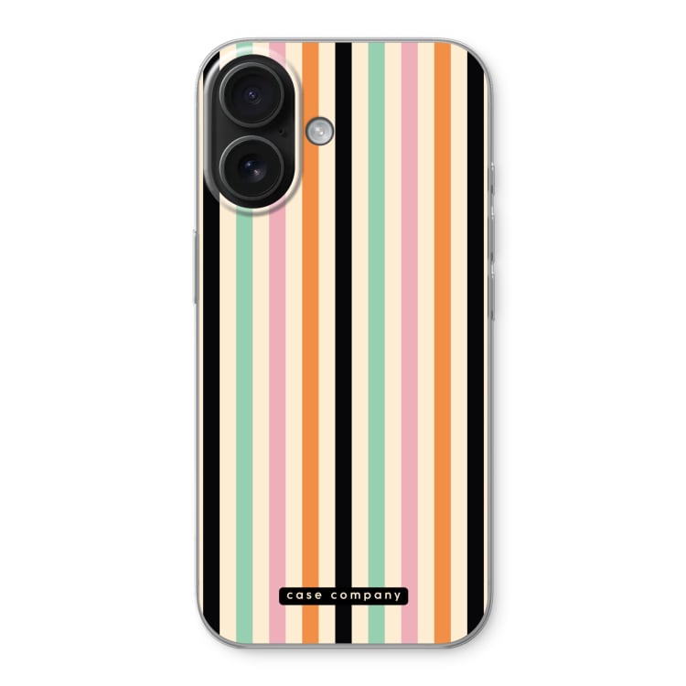Custom phone case with a pastel pattern design