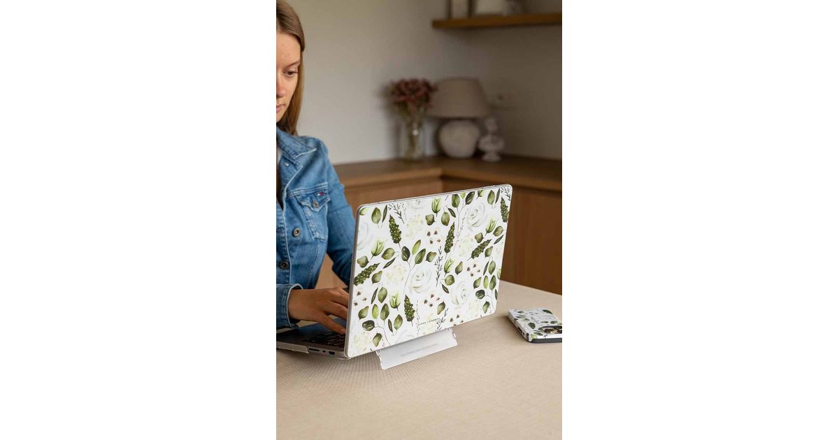 Personalised photo phone case on a soft background