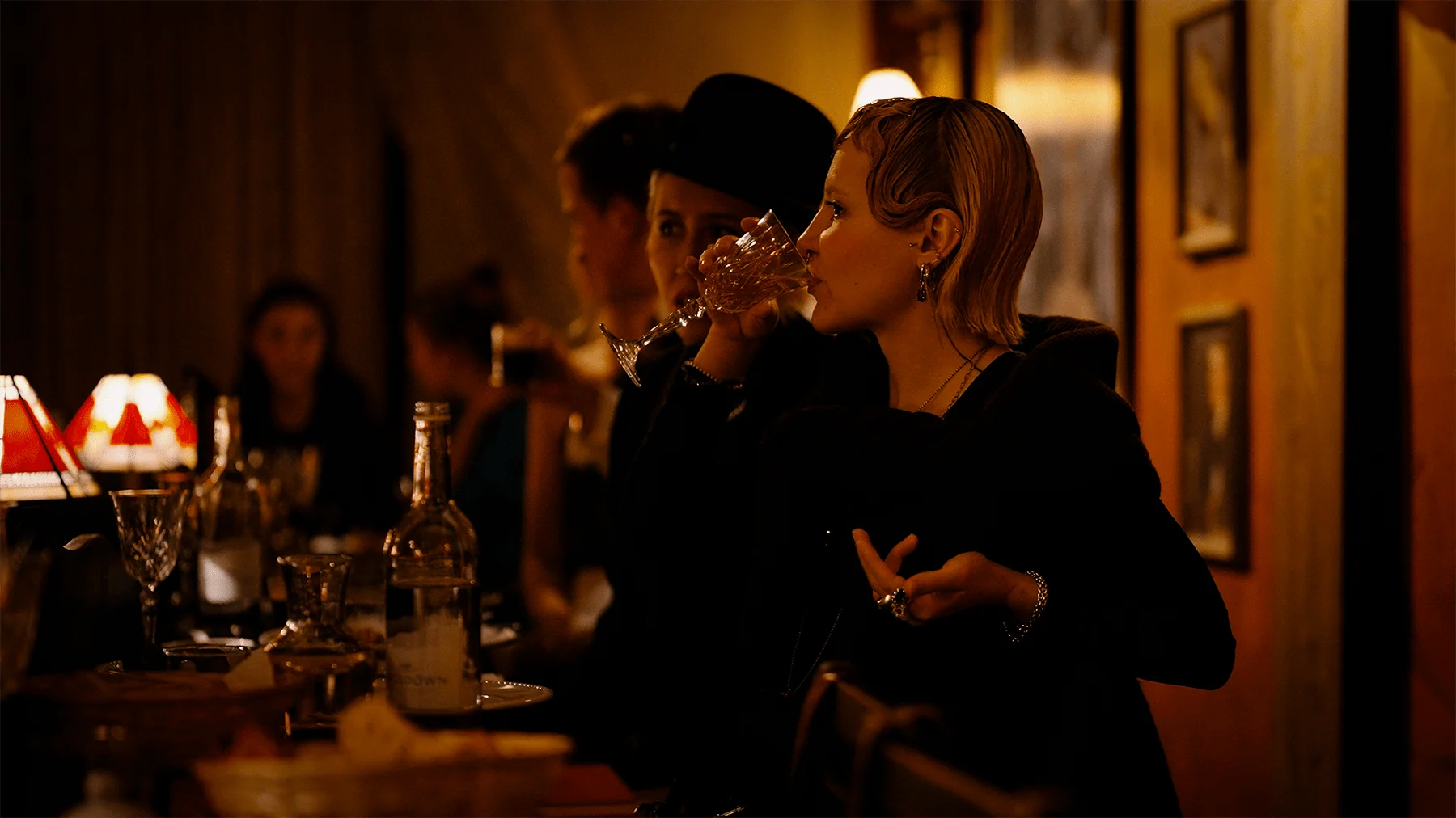 Guests immersed in Chat Noir 1890s Paris cabaret experience at The Lost Estate London