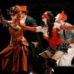 Chat Noir open dress rehearsal still - The Lost Estate immersive cabaret performance London
