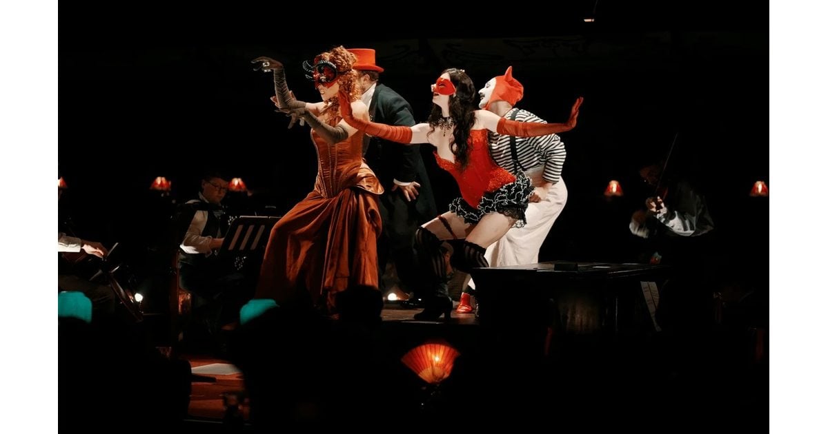 Chat Noir open dress rehearsal still - The Lost Estate immersive cabaret performance London