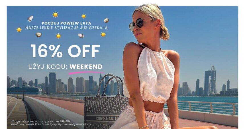 Cloth Store women's weekend outfit, elegant casual Polish fashion