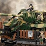Zestaw klockow COBI 12.8 cm Panzerjager Tiger Jagdtiger - baner