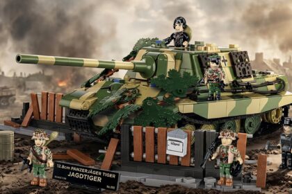 Zestaw klockow COBI 12.8 cm Panzerjager Tiger Jagdtiger - baner