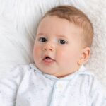 Emile et Rose traditional baby boy outfit in pale blue