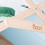 Boori Forest Teepee loft bed with canopy in a child bedroom