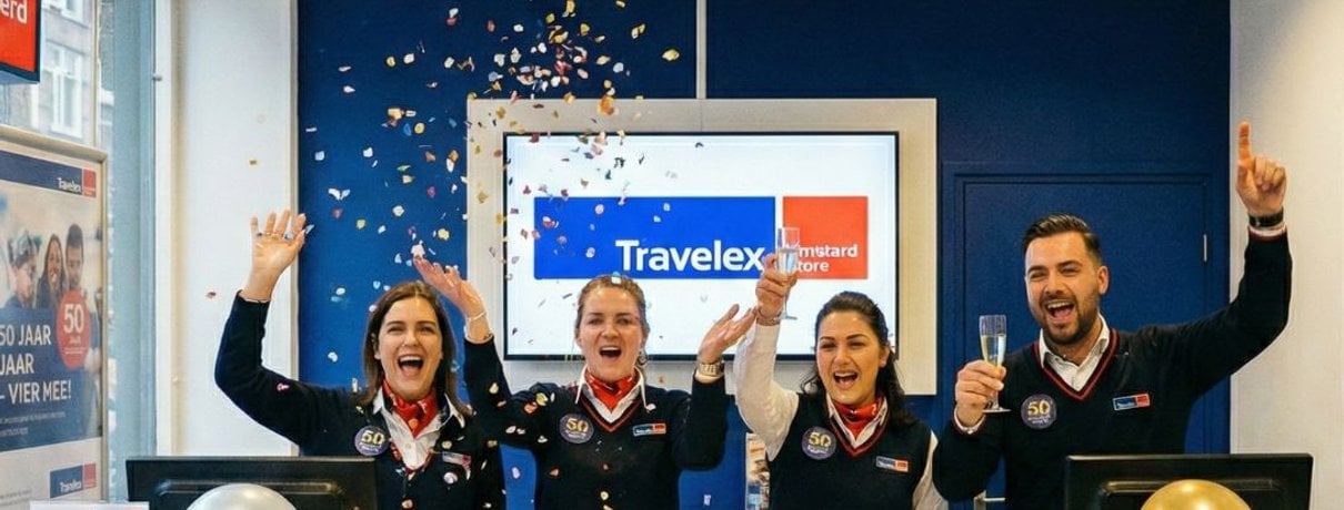 GWK Travelex 50 jaar vreemde valuta bestellen