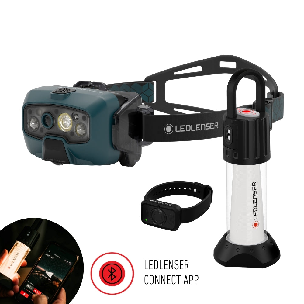 Ledlenser HF8R head torch and ML6 lantern bundle