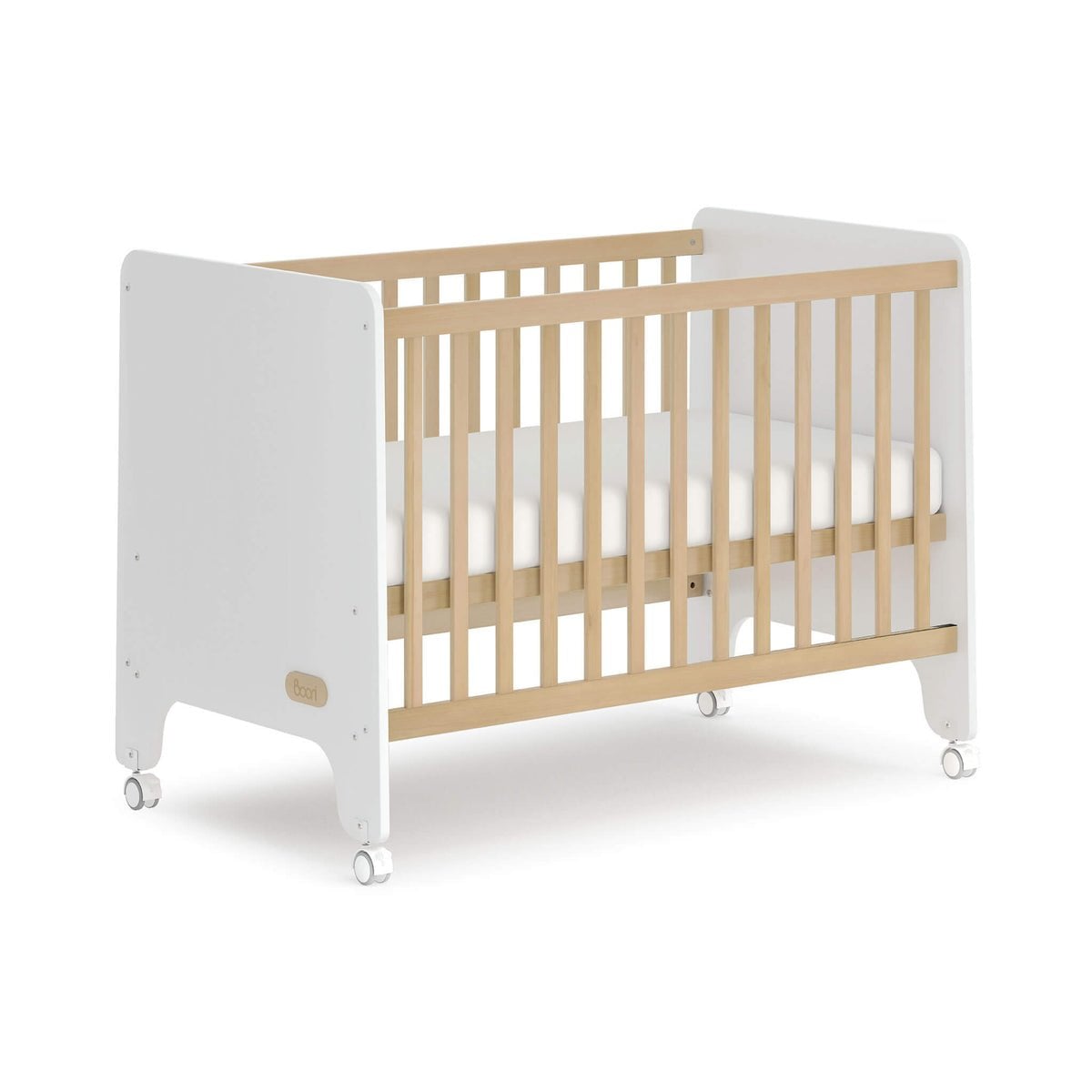 Boori Natty convertible cot in barley white