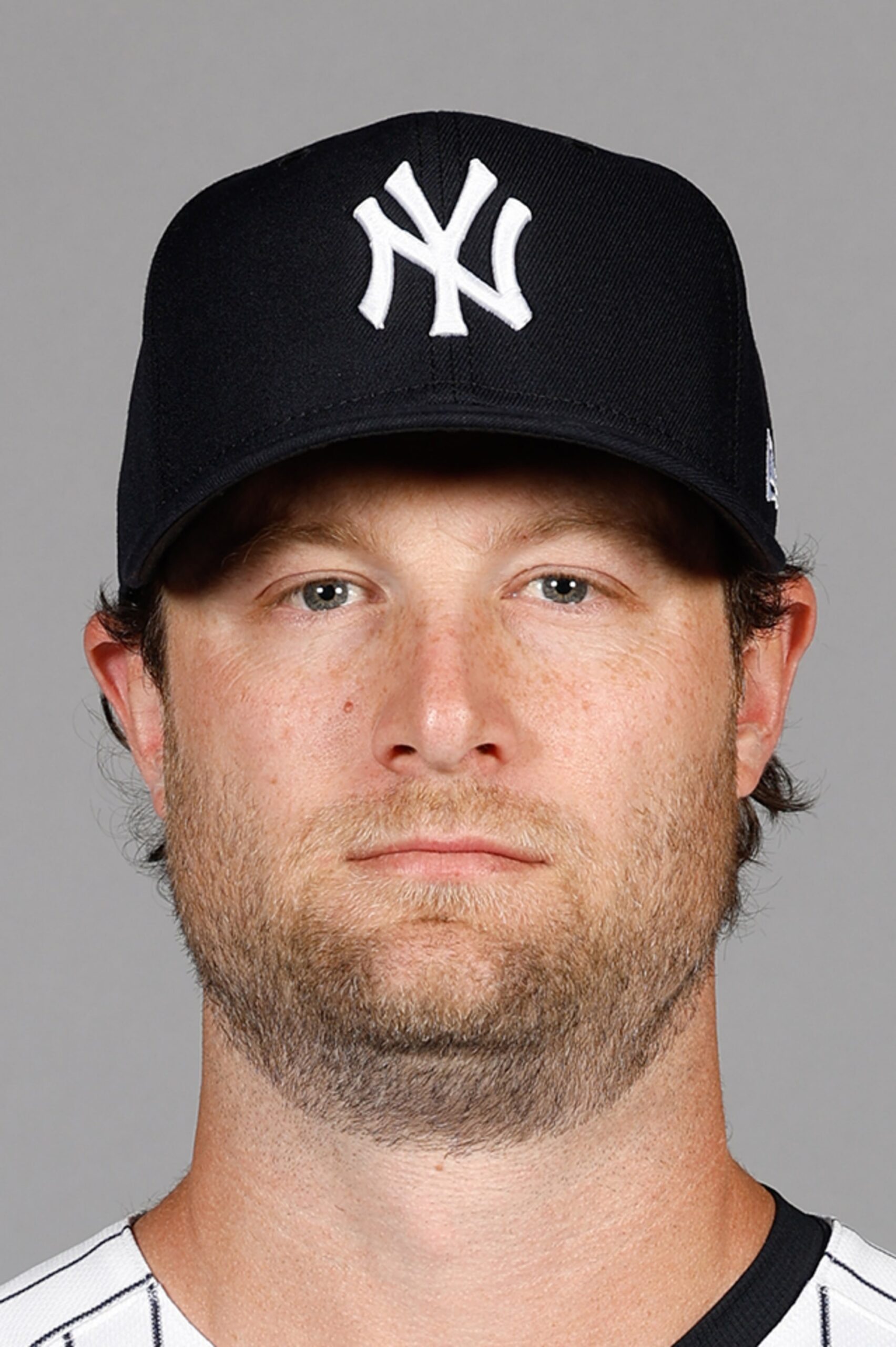 Gerrit Cole New York Yankees pitcher action photo