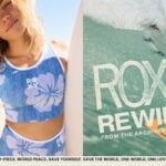Collezione Roxy Rewind mute da surf in spiaggia