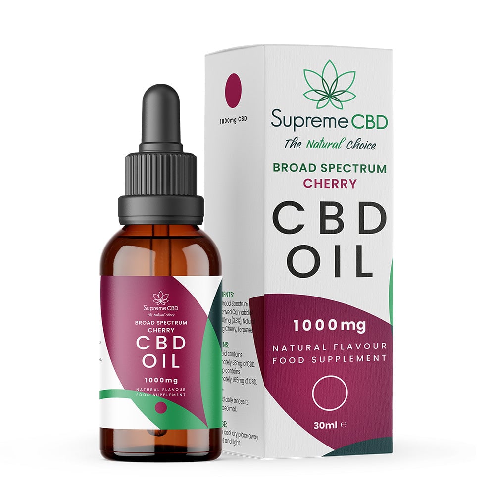 Supreme CBD cherry flavoured oil