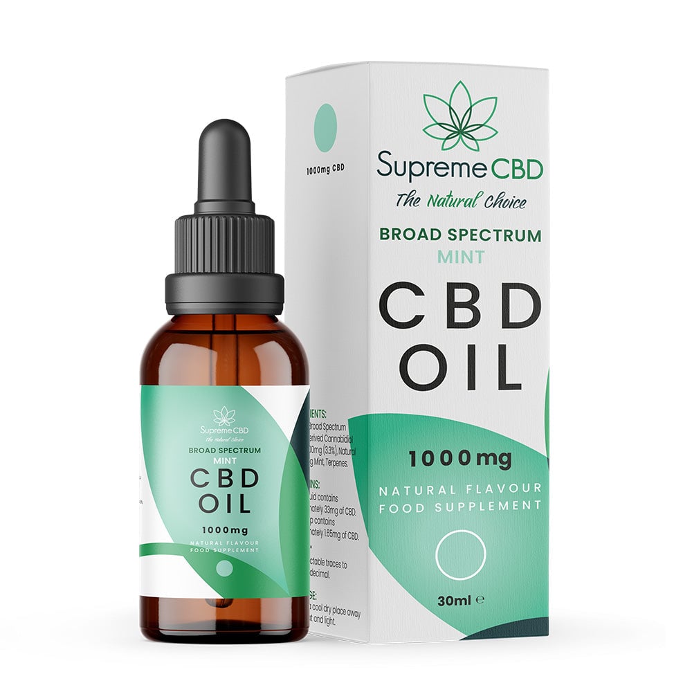 Supreme CBD mint flavoured oil