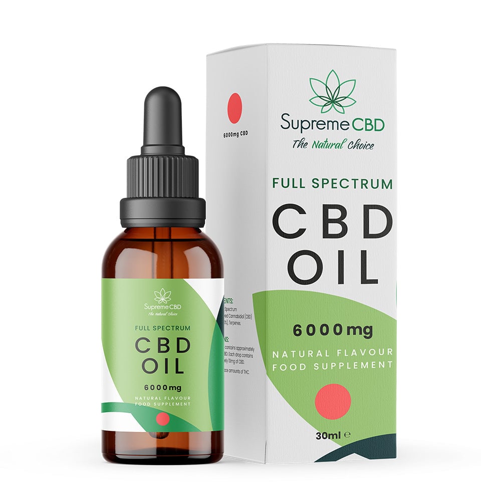 Supreme CBD oil 6000mg high strength