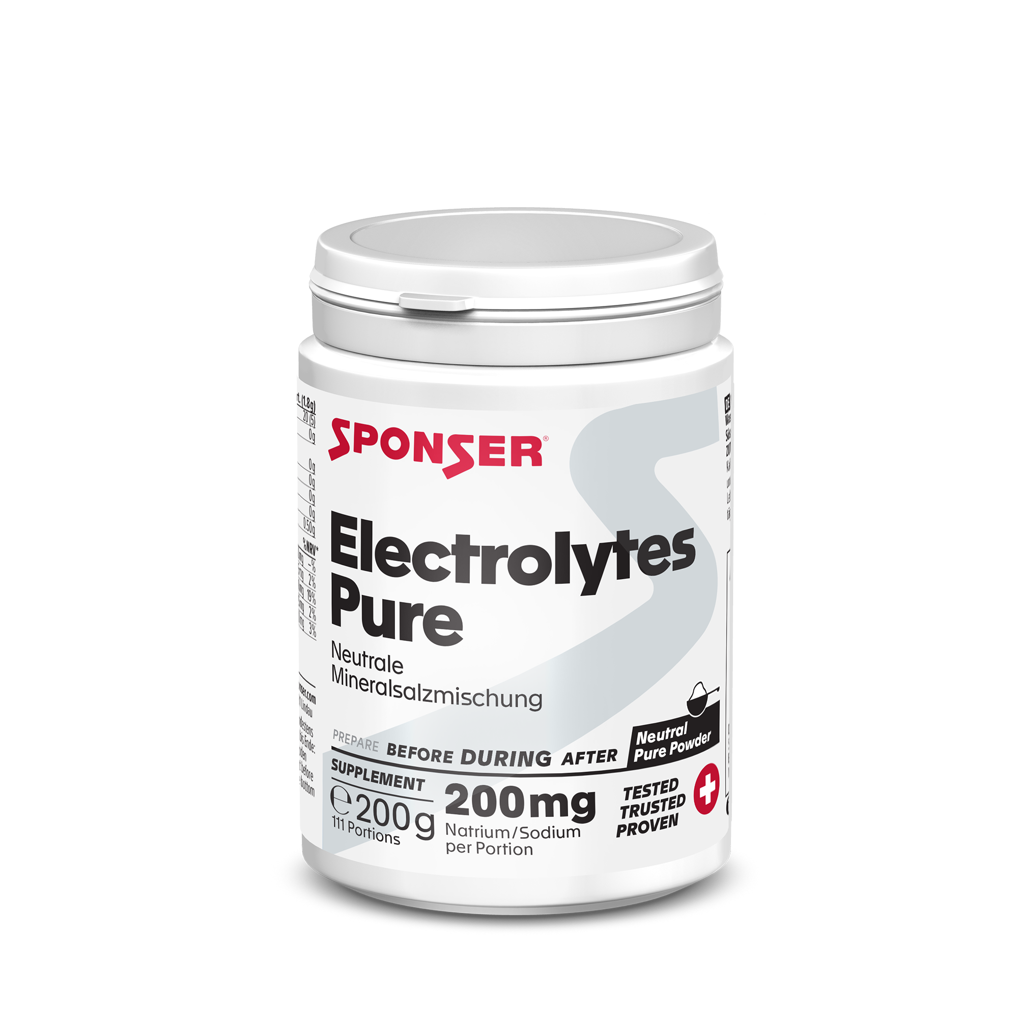 SPONSER Electrolytes Pure – Elektrolyte für optimale Hydration beim Sport