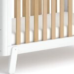 Boori Turin convertible cot bed in barley white
