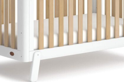 Boori Turin convertible cot bed in barley white