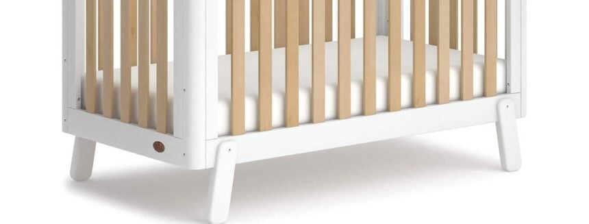 Boori Turin convertible cot bed in barley white