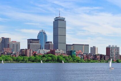 View Boston observation deck Boston skyline panorama