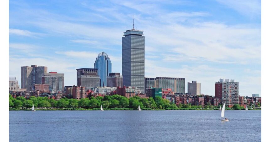 View Boston observation deck Boston skyline panorama