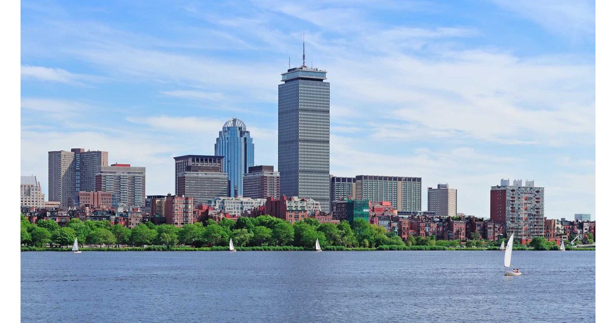 View Boston observation deck Boston skyline panorama