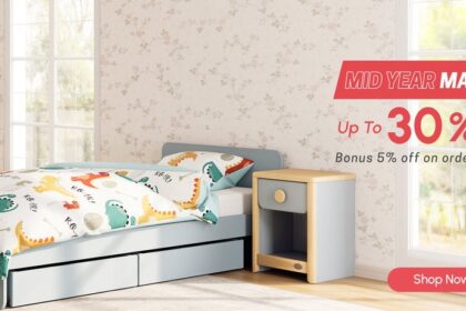 Boori UK baby and kids furniture - beautiful nursery room setup