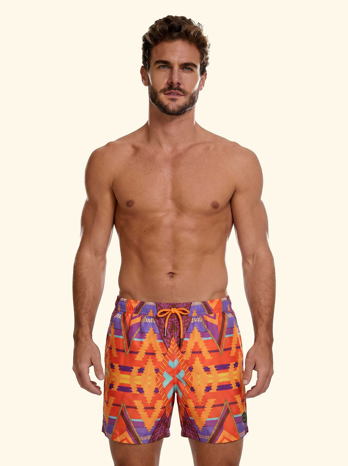 F**K printed men's swim shorts