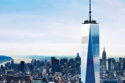Vista panorámica de Nueva York desde One World Observatory en el piso 102