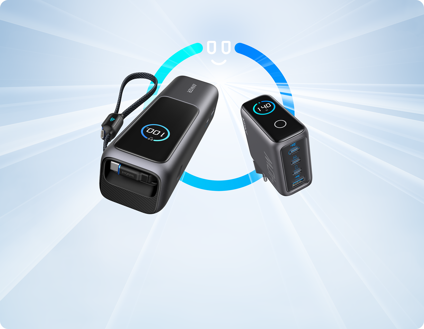 Anker Multi-Geraete-Ladegeraet fuer Laptop und mobile Geraete