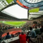 Premier League match shown inside Cosm's immersive Dome