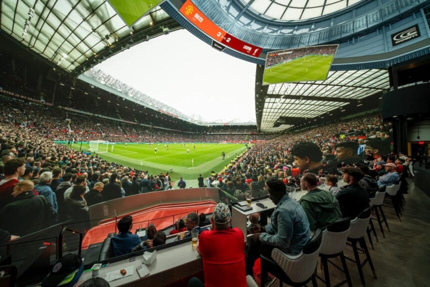 Premier League match shown inside Cosm's immersive Dome