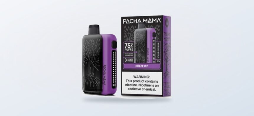 Pachamama 75000 Puff Disposable with product box