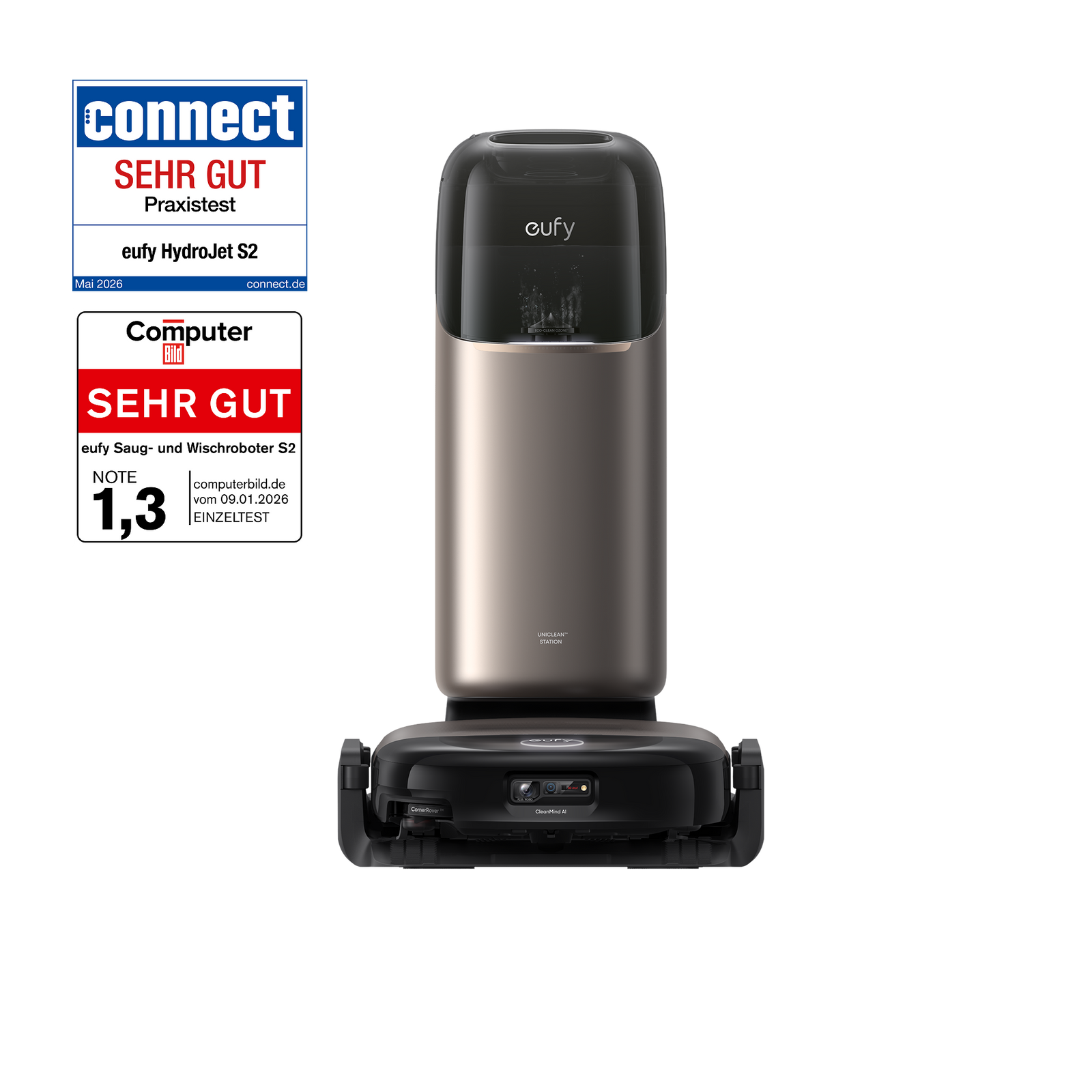 eufy HydroJet S2 Saug- und Wischroboter