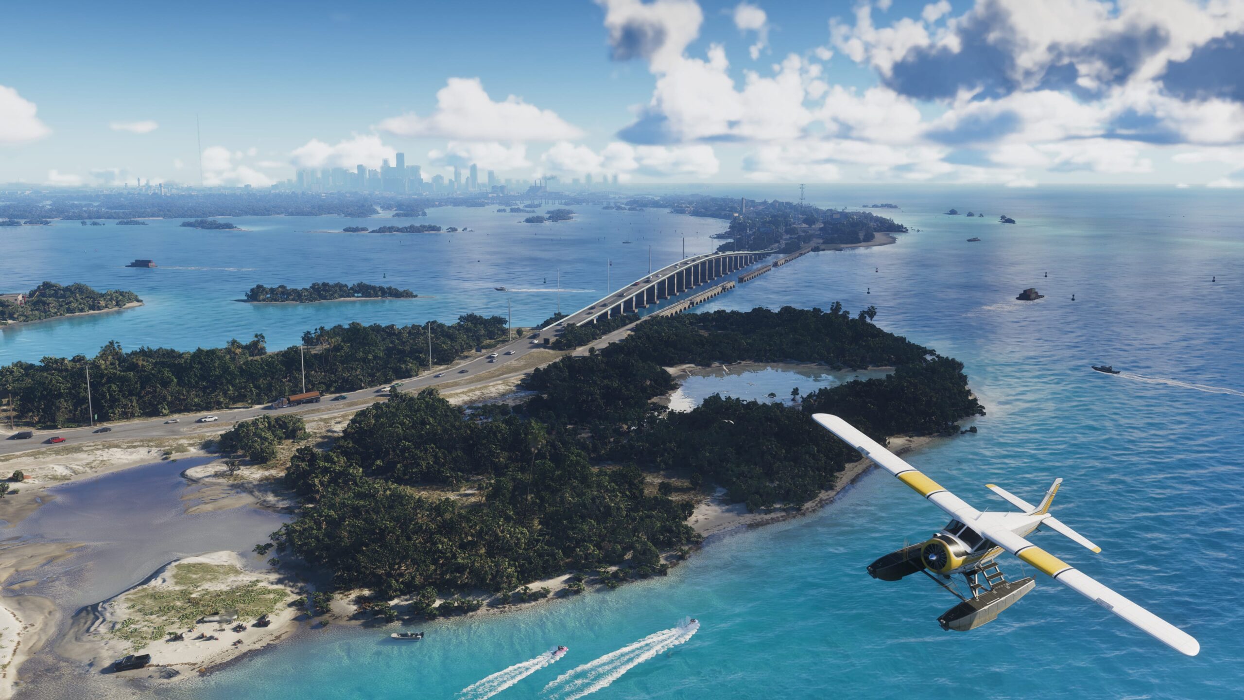 Grand Theft Auto VI PS5 screenshot of a sunlit beachfront