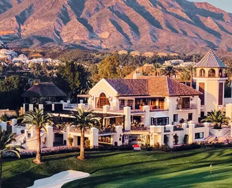 Vista del campo Los Naranjos Golf Club en Marbella