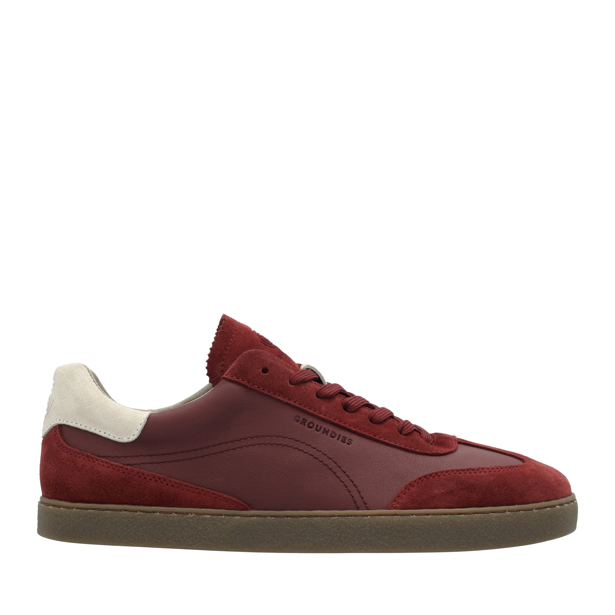 Groundies Panama Sneaker aus Glatt- und Veloursleder