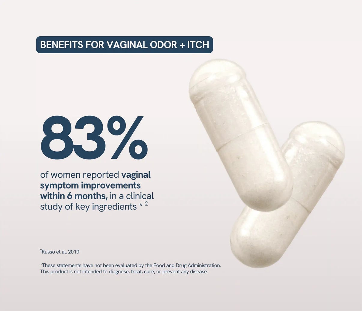 Happy V prebiotic probiotic supplement with capsules