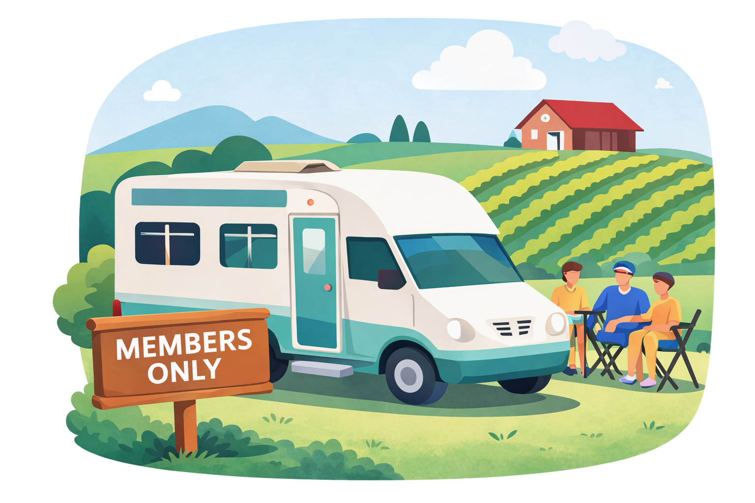 RV stay at an idyllic Scottish Highland farm