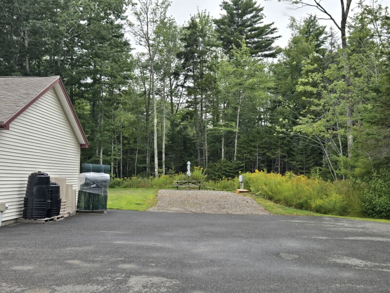 Maine attraction stay viewed from the RV parking area