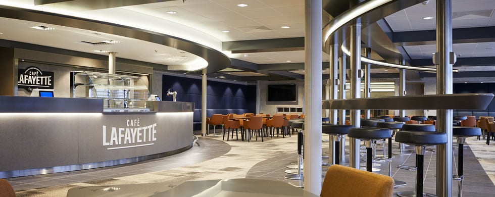 Café Lafayette onboard W.B. Yeats