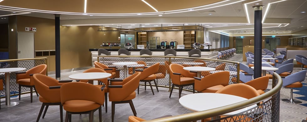 The Maud Gonne Bar and Lounge onboard W.B. Yeats