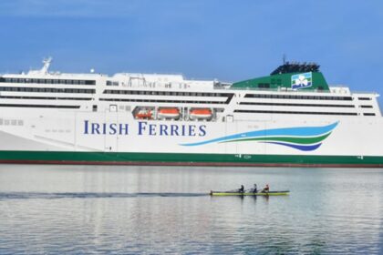 W.B. Yeats ferry at sea