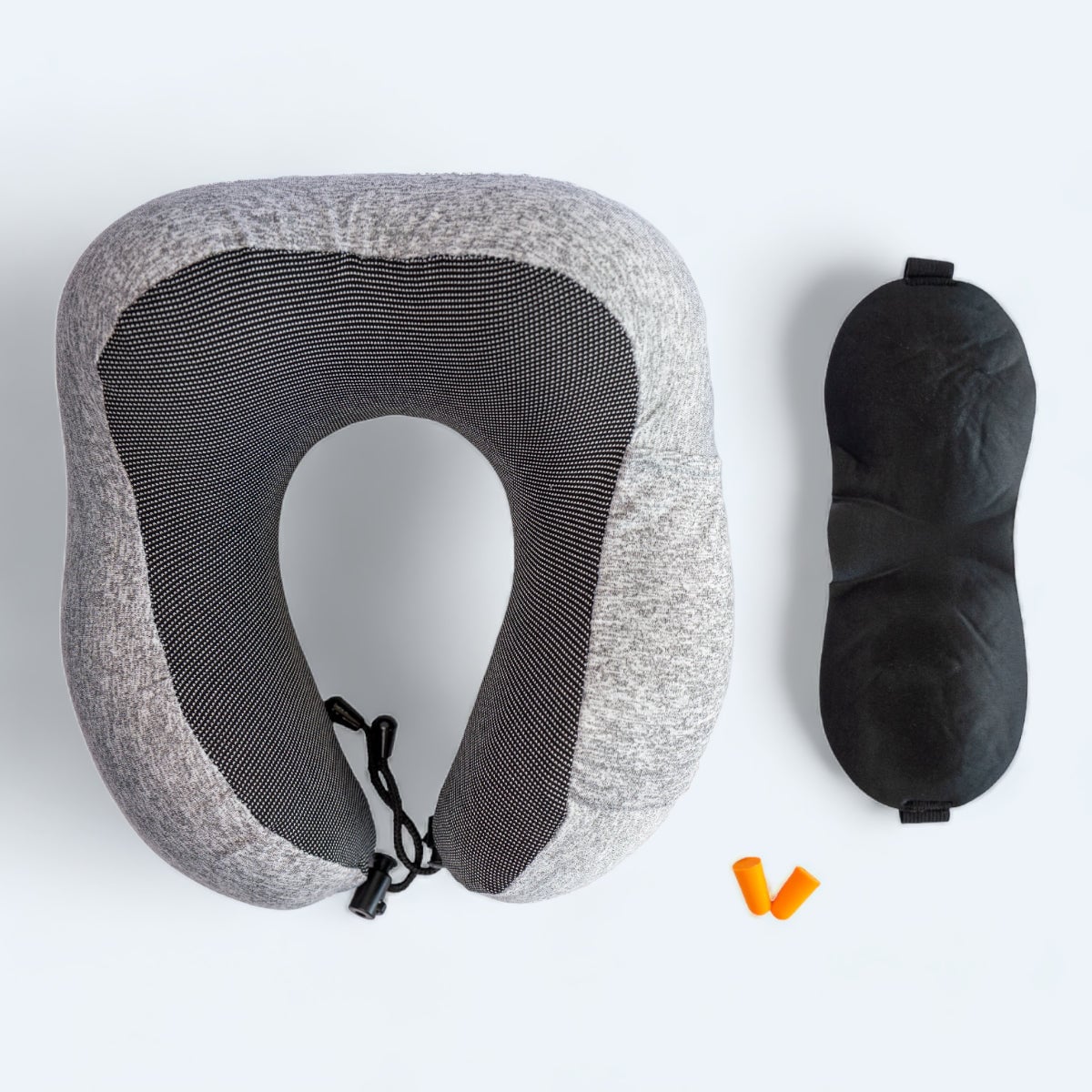 Grå JourneyLife Memory Foam nackkudde