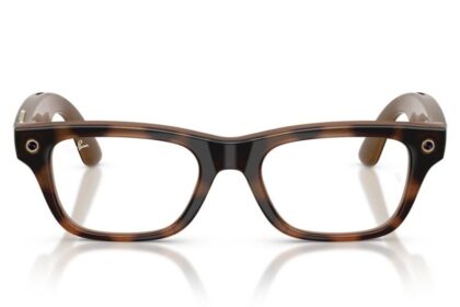 Lente oftálmico Ray Ban Meta Blayzer Gen. 2 Havana