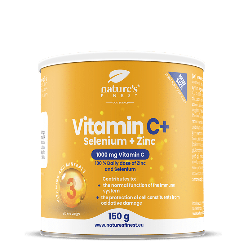 Pot Vitamine C avec sélénium et zinc Nature’s Finest