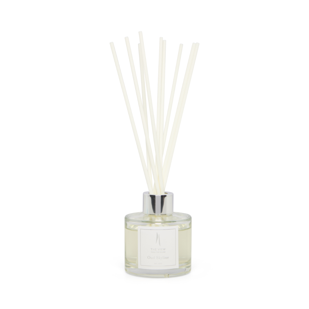 Shard Oud Skyline Reed Diffuser with fragrance reeds