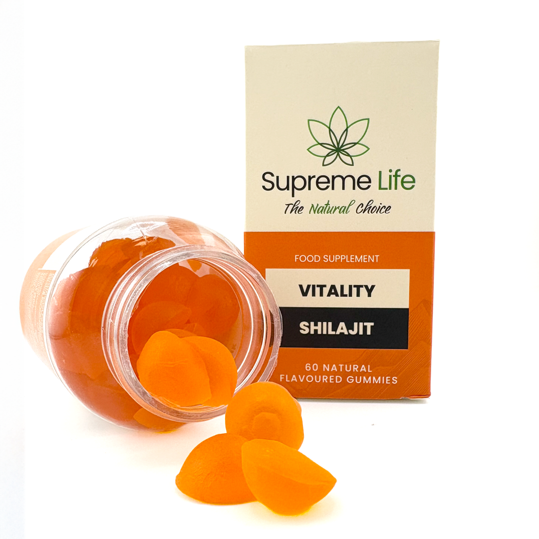 SupremeCBD orange flavour Shilajit gummies