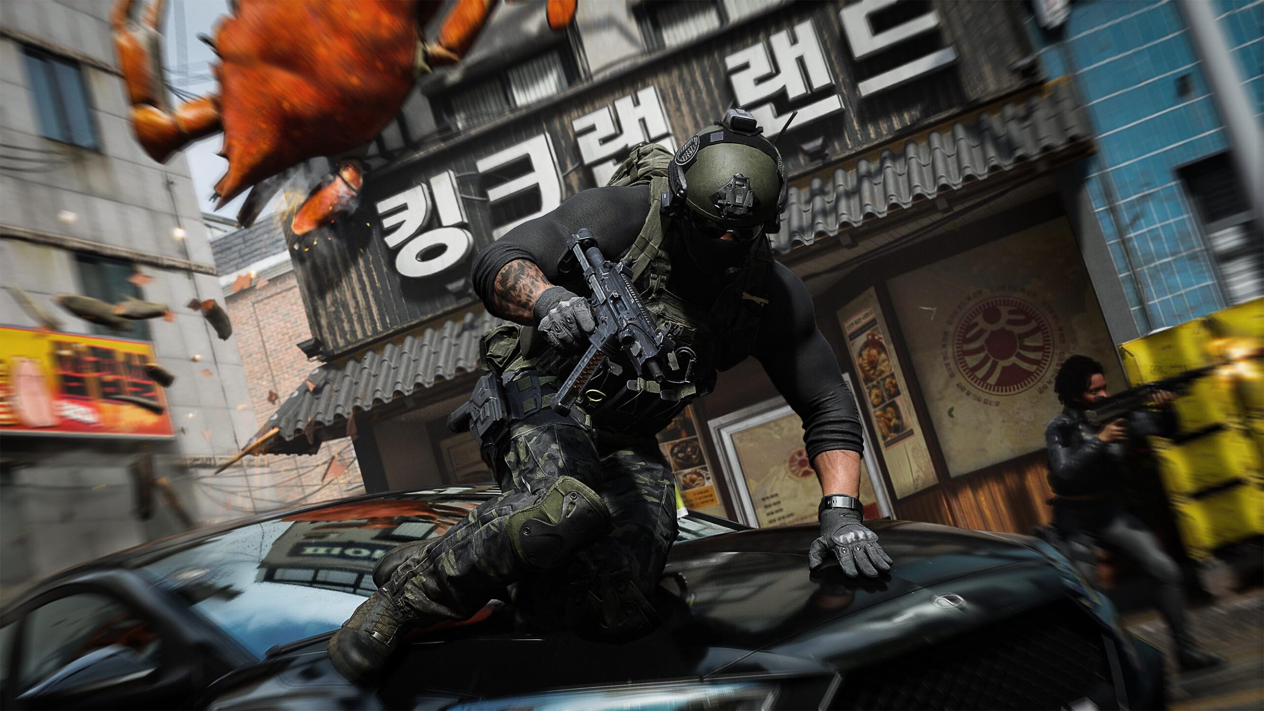 Call of Duty Modern Warfare 4 multiplayer gunfight screenshot